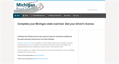Desktop Screenshot of michiganroadtesting.com